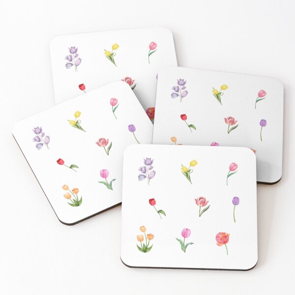 Item preview, Watercolor Tulip Flowers designed and sold by silviaol.