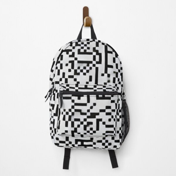 Item preview, pattern design from black pixel dots on white designed and sold by Walkthisway99.