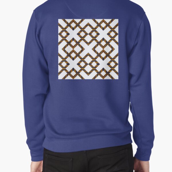 Ornament, decor, tracery, garniture, pattern, design, weave Pullover Sweatshirt