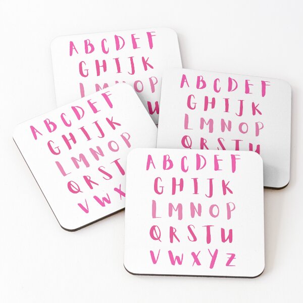 Item preview, Acuarela Vivero Alfabeto Rosa ABCs Kids designed and sold by TuckerLogan.
