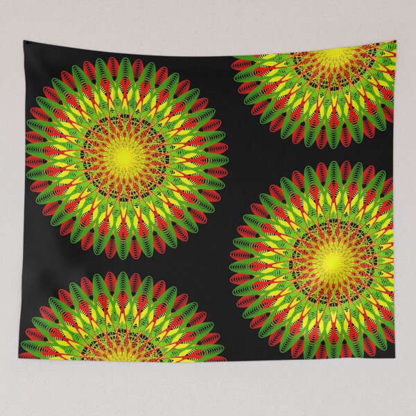 Artikelvorschau, Rasta-Mandala entworfen und verkauft von Astrie.