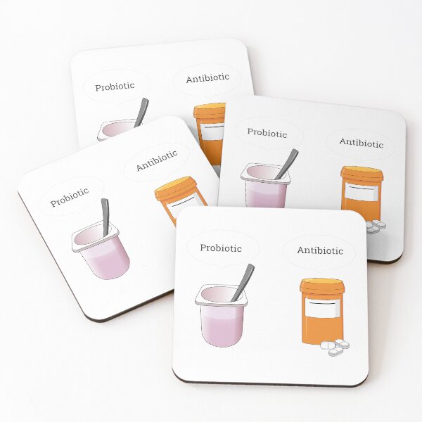 Item preview, Probiotic vs Antibiotic  designed and sold by Witty-Biotech.