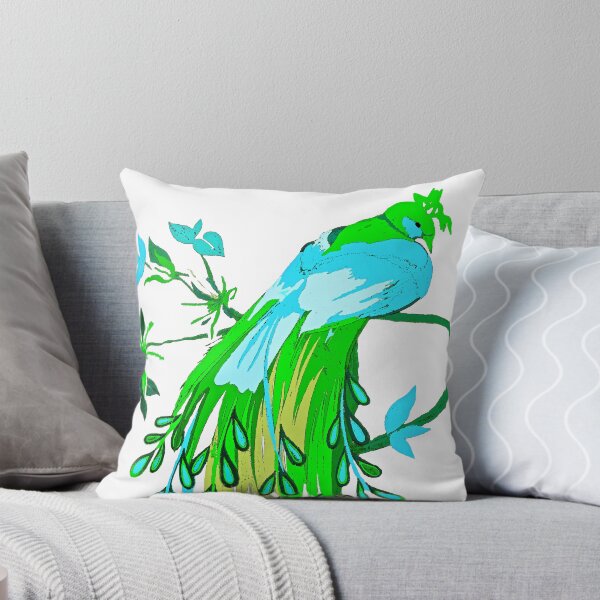 Aperçu de l'œuvre Peacock Tropical Green and Blue créée et vendue par Overthetopsm.