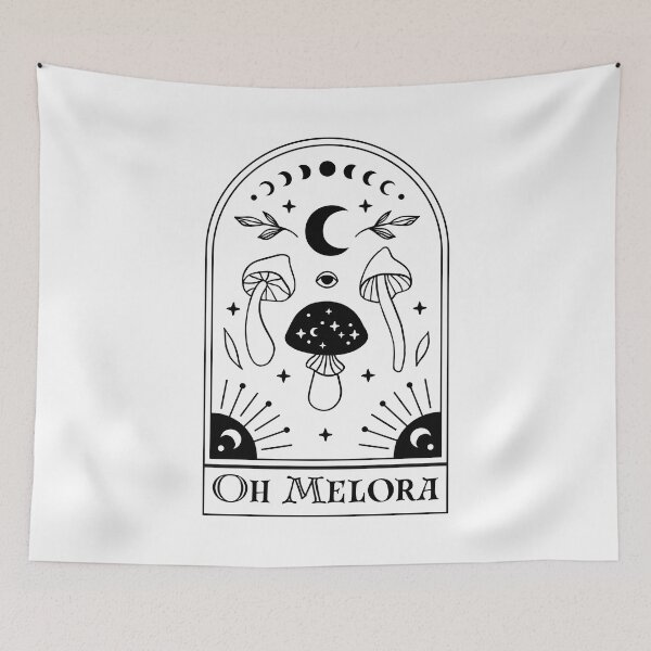 Item preview, Oh Melora - NADDPOD Tarot Style Mushrooms Moonshine Cybin designed and sold by tinks-ts.
