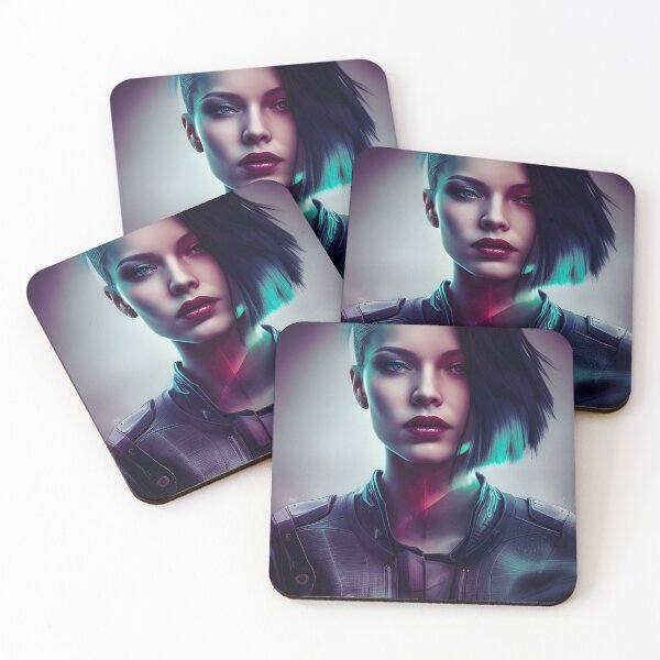 Item preview, Cyber Beauty: Futuristic Elegance in Rendered Portraiture designed and sold by Arc1.