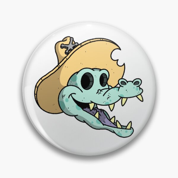 Item preview, Cartoon Cowboy Alligator Art Design designed and sold by BambinosDeli.