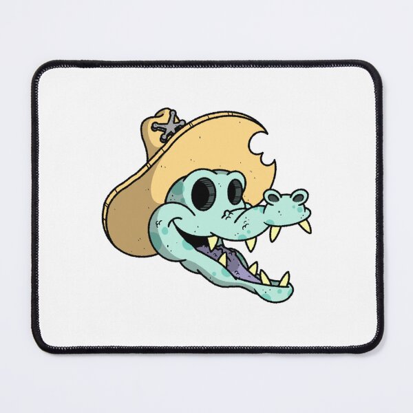 Item preview, Cartoon Cowboy Alligator Art Design designed and sold by BambinosDeli.