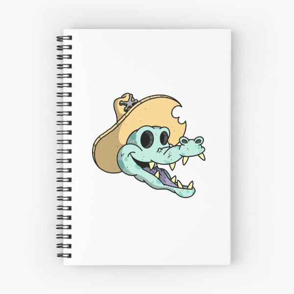 Item preview, Cartoon Cowboy Alligator Art Design designed and sold by BambinosDeli.
