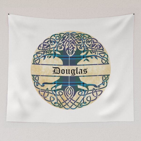 Item preview, Douglas Tree of Life Clan Scottish Surname tartan designed and sold by BagTown Clans.