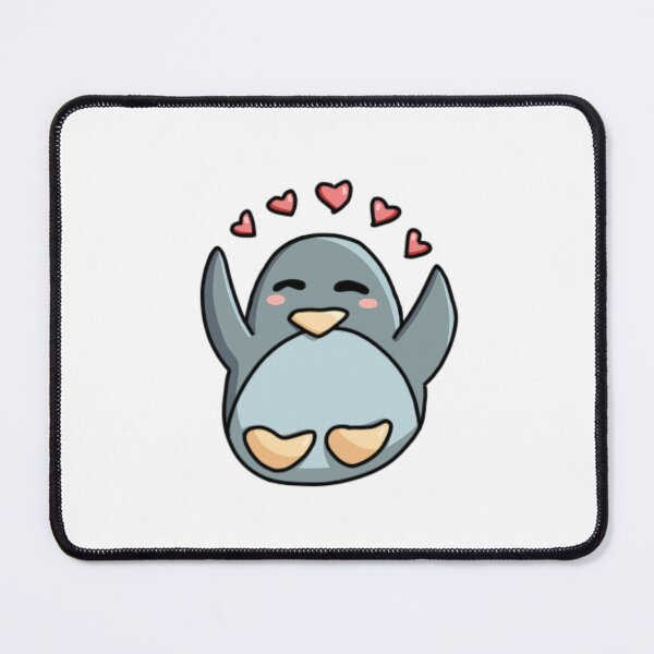 Item preview, Penguin juggling hearts designed and sold by beruu-doodles.