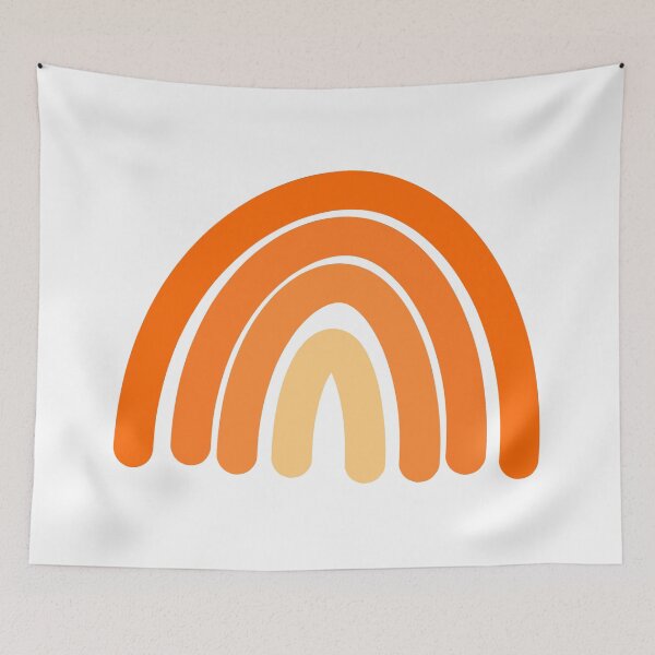 Item preview, Orange Rainbow sticker designed and sold by Keeley Curtis-Verdeja.
