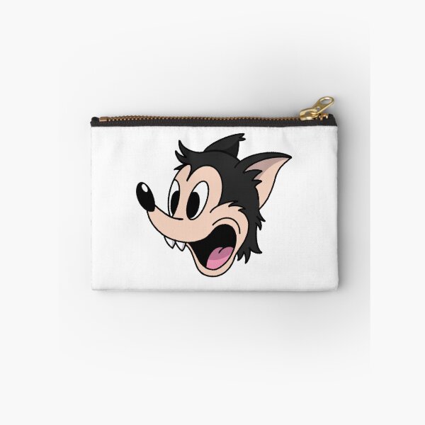 Item preview, Cartoon Black Wolf Art Design designed and sold by BambinosDeli.