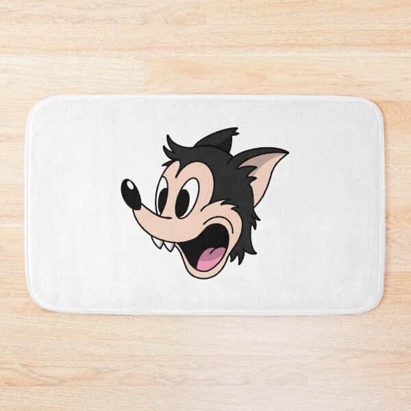 Item preview, Cartoon Black Wolf Art Design designed and sold by BambinosDeli.