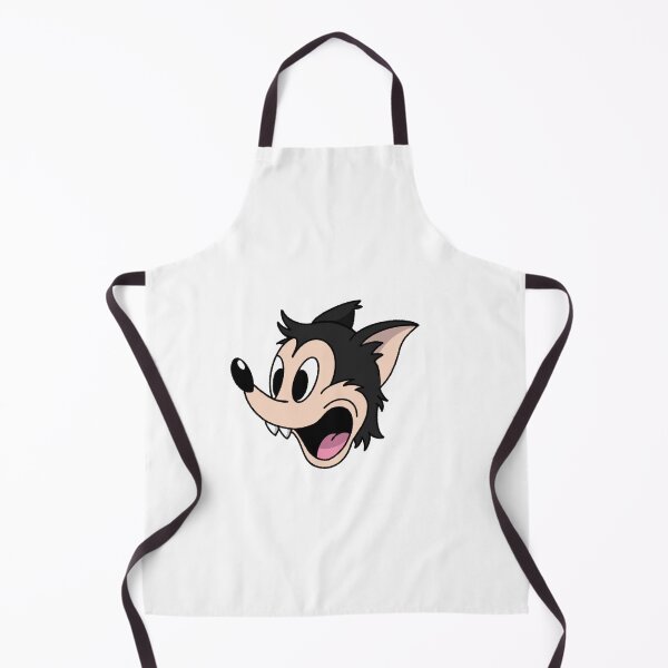 Item preview, Cartoon Black Wolf Art Design designed and sold by BambinosDeli.