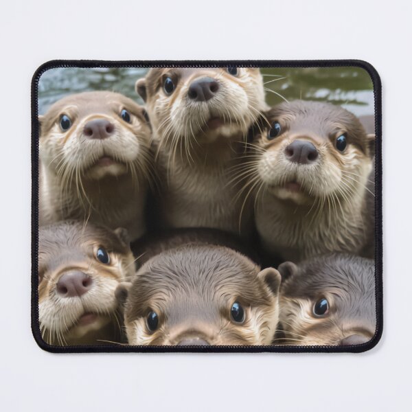 Item preview, Family of Baby Otters designed and sold by luvablelifeform.