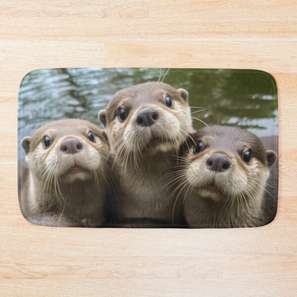 Item preview, Family of Baby Otters designed and sold by luvablelifeform.