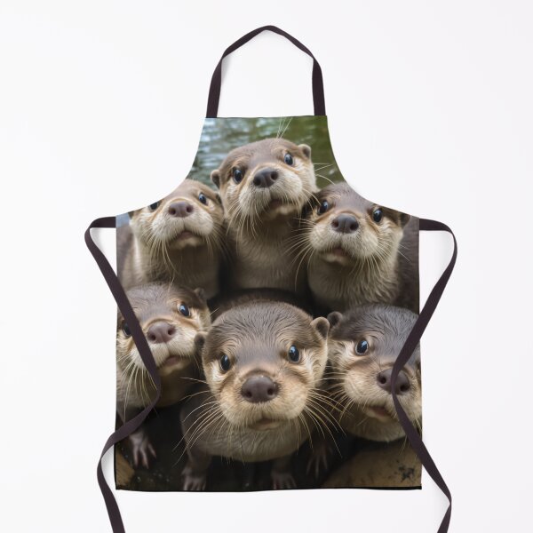 Item preview, Family of Baby Otters designed and sold by luvablelifeform.
