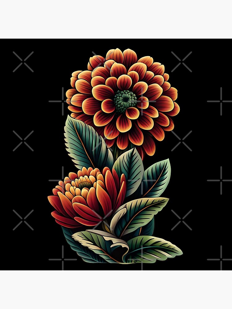 20 Timeless Traditional Japanese Chrysanthemum Tattoos | Art and Design