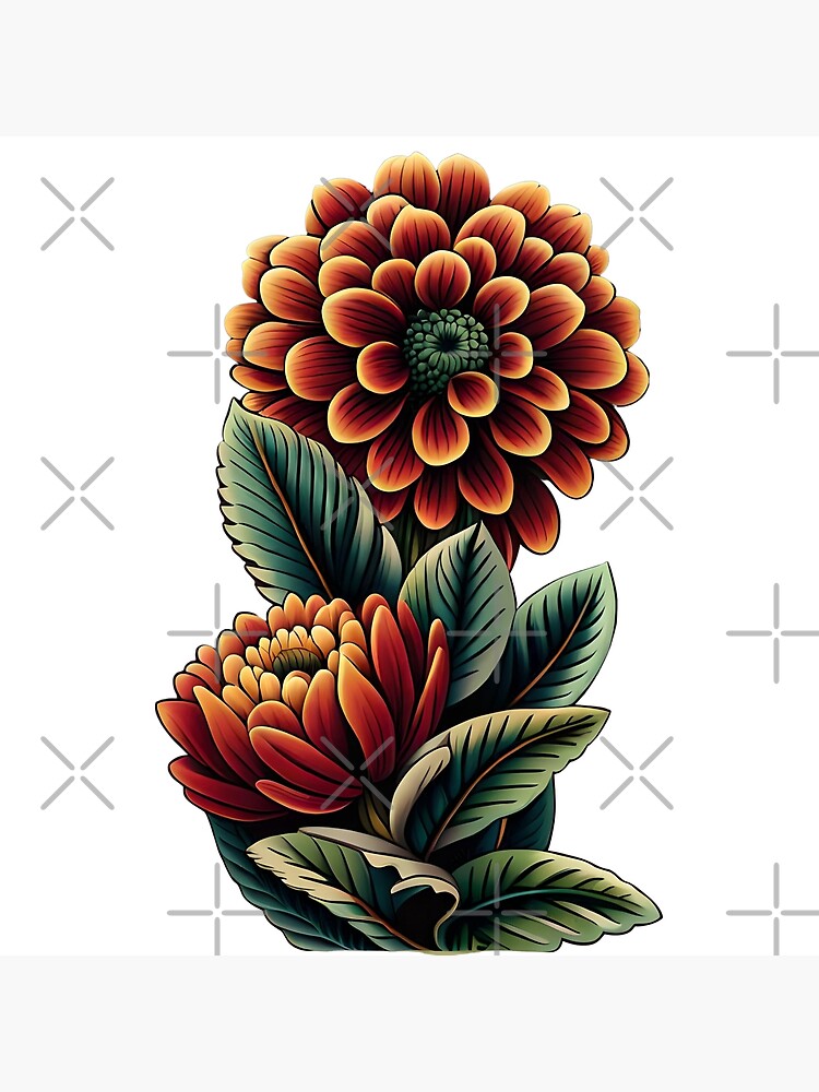 Chrysanthemum Tattoo by Daeo on DeviantArt