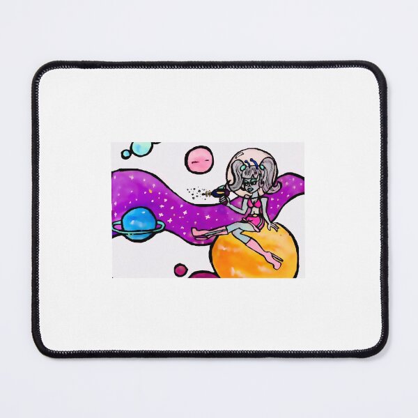Item preview, Space Girl in Galaxy designed and sold by DollyCShop.