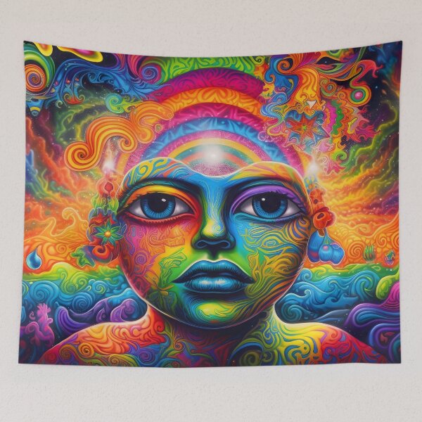 Item preview,  Psychedelic Trippy Colorful Rainbow Artwork - Abstract Mind expansion     designed and sold by JD72shirtshop.