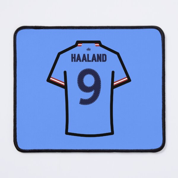Item preview, Haaland #9 MC Sky Blues Football Jersey (2) designed and sold by Millustgfx.