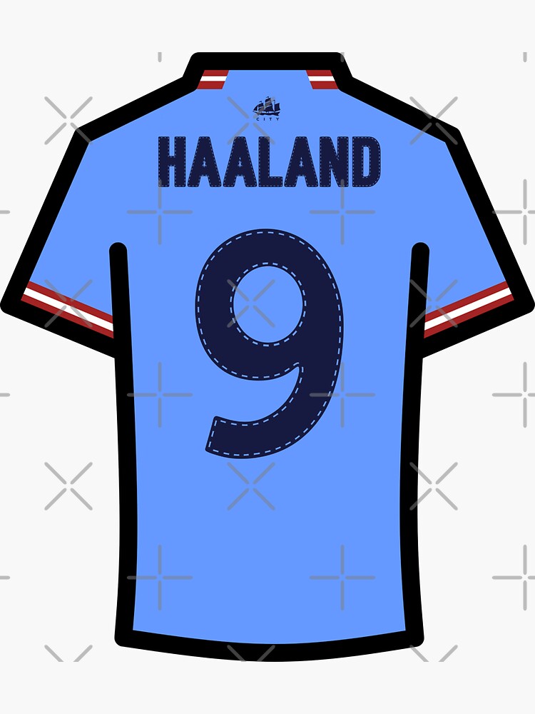 Camiseta Haaland 9 Manchester City Segunda Equipación 2023/2024