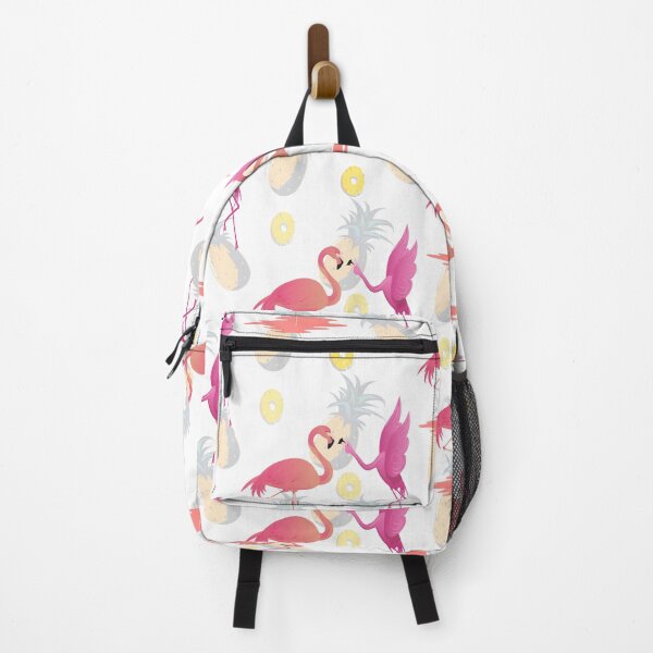 Item preview, Summer patterns with flamingos and pineapples designed and sold by CustomHive.