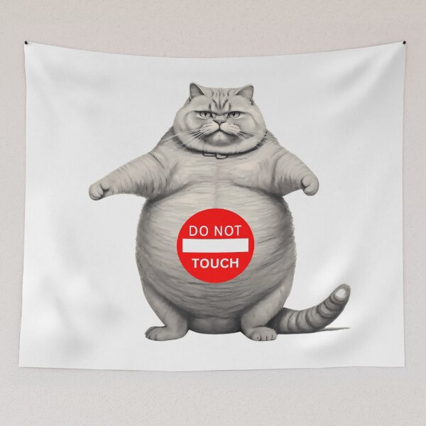 Item preview, Large Cat Belly : Do Not Touch designed and sold by MTJ-Mushrooms.