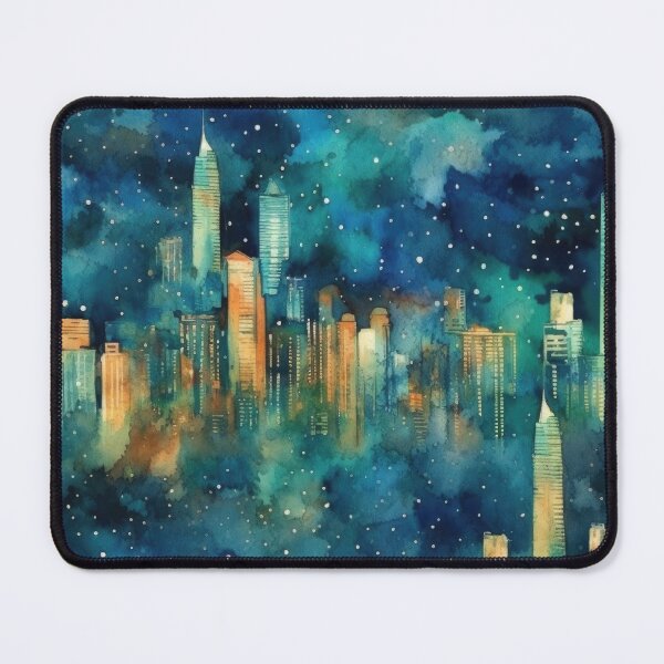 Item preview, Night Skyline City Two designed and sold by Daligital.