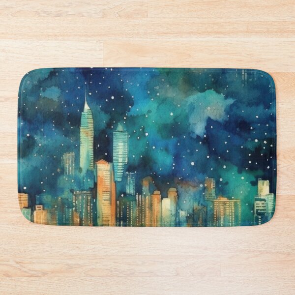 Item preview, Night Skyline City Two designed and sold by Daligital.