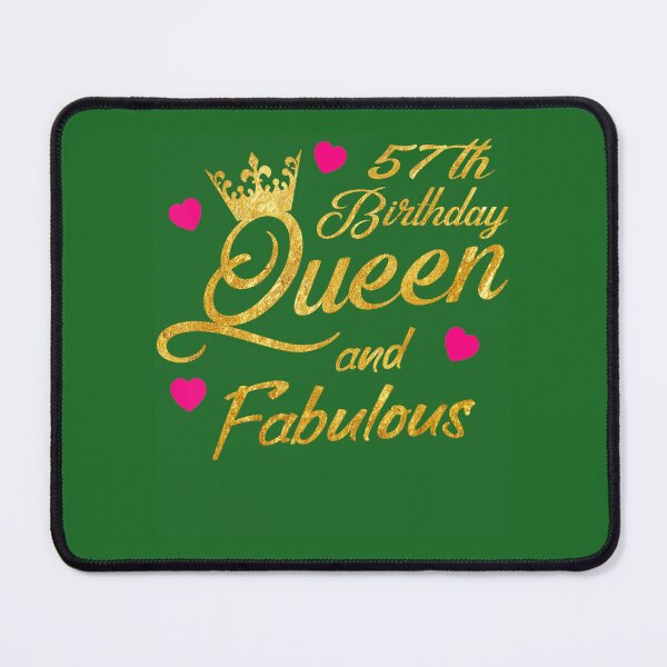 Item preview, 57th Birthday Squad Queen and Fabulous B-Day 	 	 	 	 designed and sold by gooongxqn14.