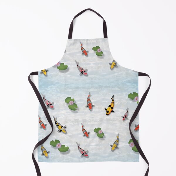 Item preview, Koi Fish Zen Pond with water background designed and sold by RichDesignPro.