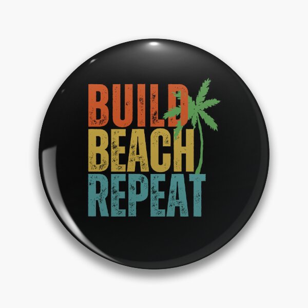 Item preview, Summer Beach Shirt - Build Beach Repeat designed and sold by TheBeesForYou.