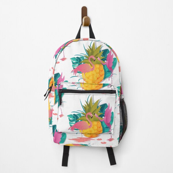 Item preview, Summer patterns with flamingos and pineapples designed and sold by CustomHive.