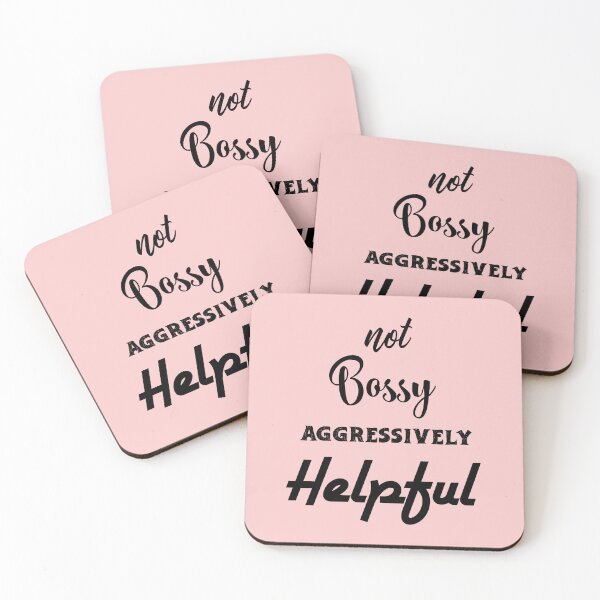 Item preview, Not Bossy Aggressively Helpful designed and sold by Fateh-Kro ⭐⭐⭐⭐⭐.
