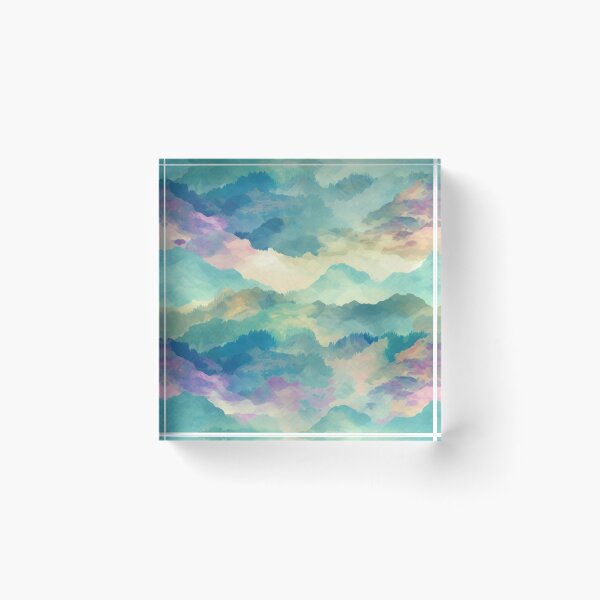 Item preview, Colored Mountains Three designed and sold by Daligital.