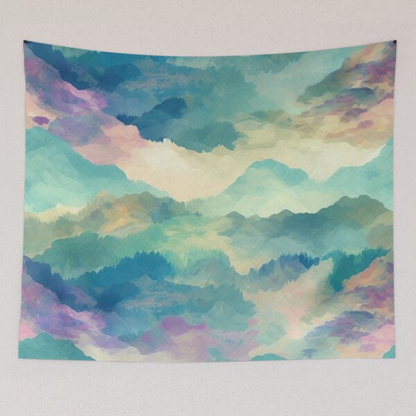Item preview, Colored Mountains Three designed and sold by Daligital.