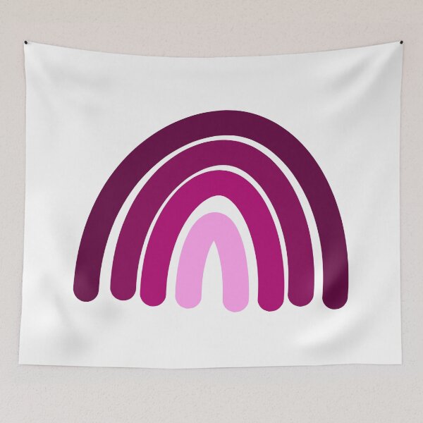 Item preview, Magenta Rainbow sticker designed and sold by Keeley Curtis-Verdeja.