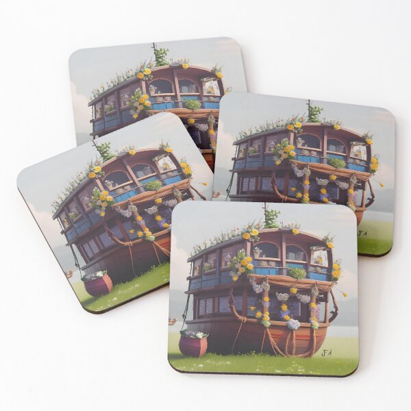 Item preview, Flower Boat designed and sold by JFox-Ai.
