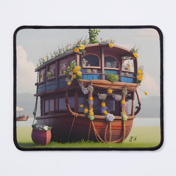 Item preview, Flower Boat designed and sold by JFox-Ai.