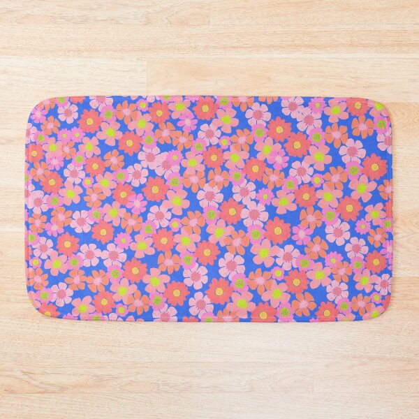 Item preview, Warm Flower Power on Blue designed and sold by springstdesign.