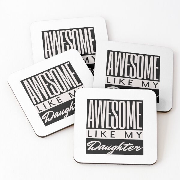 Item preview, AWESOME LIKE MY DAUGHTER, Funny Father's Day Gift Dad Joke  designed and sold by Kolori.