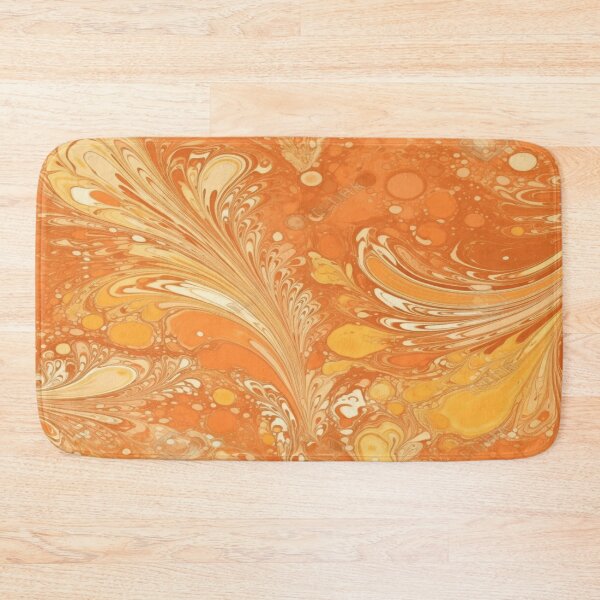 Item preview, Orange Marble Lava designed and sold by Foxclothier.