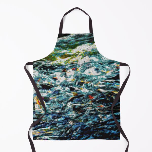 Item preview, SALMON RUN FRENZY designed and sold by ArtbyRolleen.