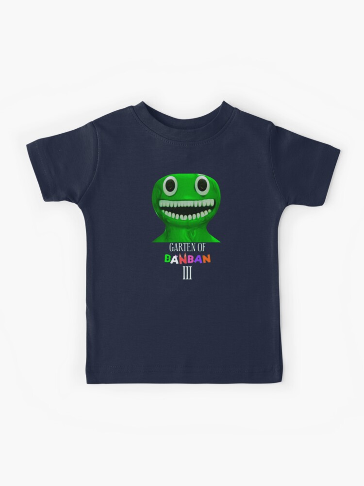 Camiseta Gamer Garden Of Banban Terror Game Personagens em