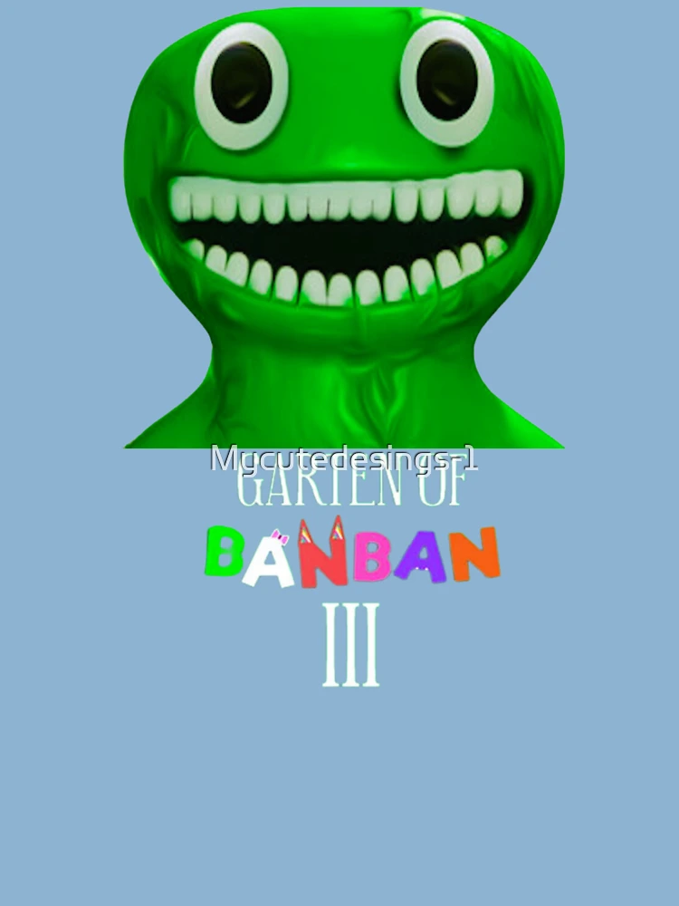 Camiseta Gamer Garden Of Banban Terror Game Personagens em