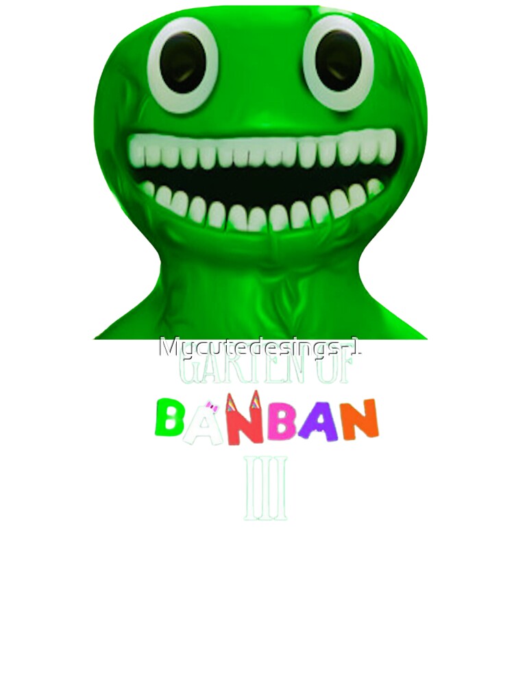 Jumbo Josh. Garten of Banban character. Horror games 2023. Green