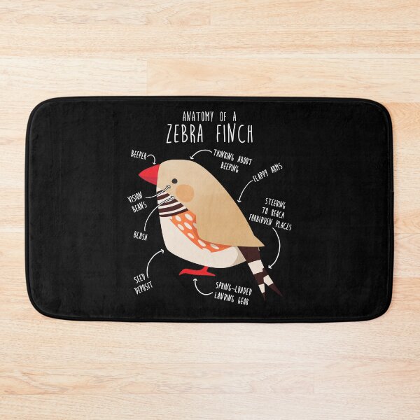 Item preview, Fawn Zebra Finch Anatomy designed and sold by Clara Hollins.