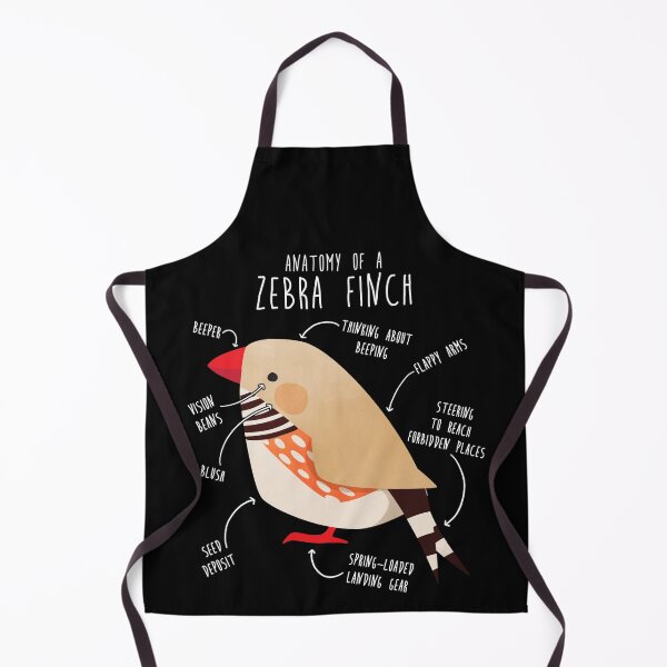 Item preview, Fawn Zebra Finch Anatomy designed and sold by Clara Hollins.